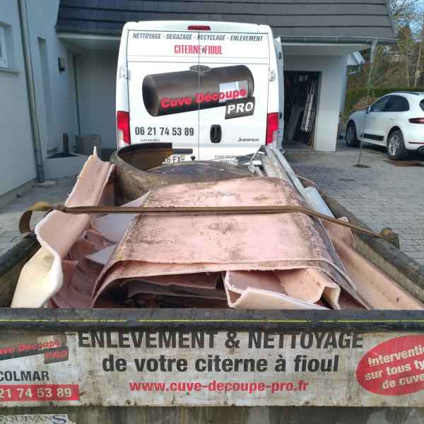 Cuve Découpe Pro - Installation de cuve fioul à Colmar > Mulhouse (Alsace)